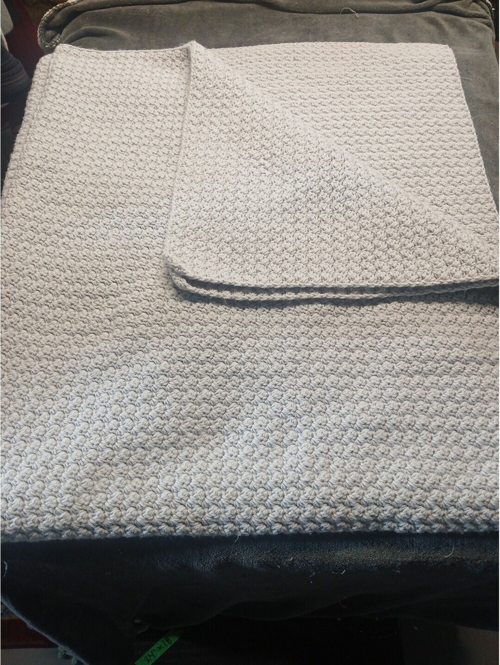 Handmade Crocheted 64-in X 60 In Afghan Super Soft Brand New